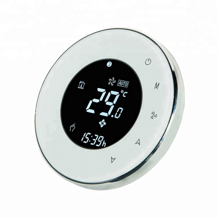 Round type voice control app wifi room thermostat THP6000